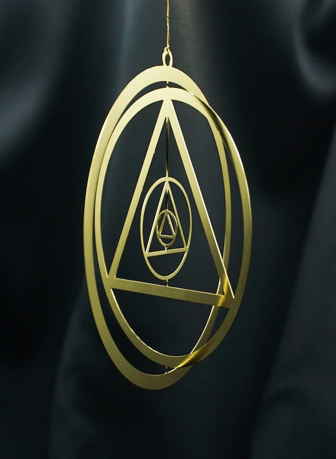 The Token Shop AA Circle Triangle 3D Sobriety Christmas Ornament | Alcoholics Anonymous Recovery Gift - Image 2